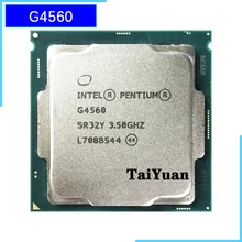 Intel Pentium G4560 3,5 ГГц двухъядерный четырехъядерный процессор 54 Вт Процессор LGA 1151