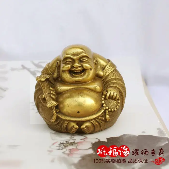 

Copper maitreya decoration brass home decoration car crafts