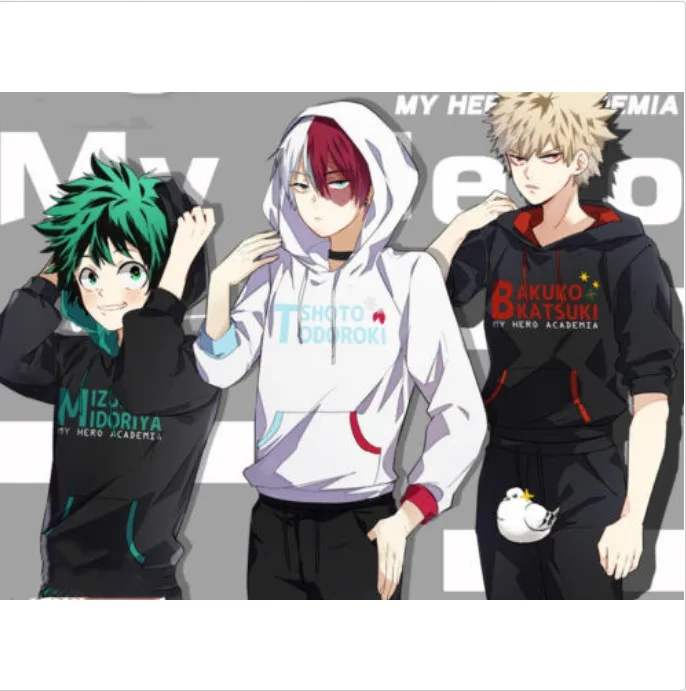 Мой Boku no Hero Academy izku Shoto, худи, костюм, пальто, Bakugo, косплей