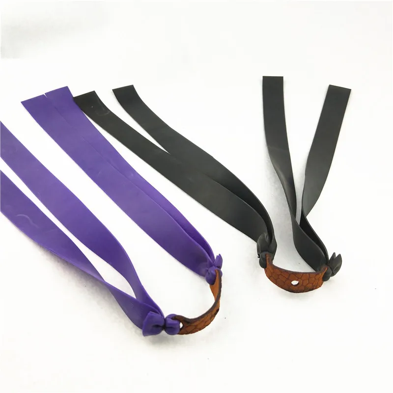 

1 PCS New type Slingshots Rubber Band Natural Latex Yellow Catapult Flat Elastic Resilient Tube For Tactical Slingshot Hunting
