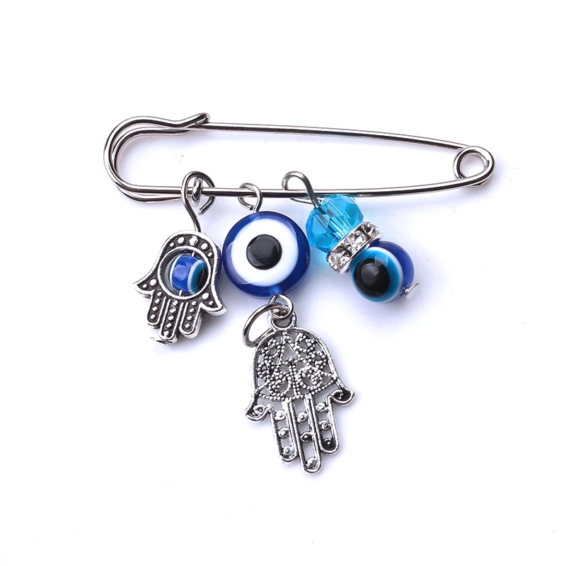 Lucky Evil Eye, брошь в форме u-образного животного Хамаса, подвеска на руку, брошь и булавка для мужчин и женщин, модное ювелирное изделие, пряжки, клипсы, 6 стилей