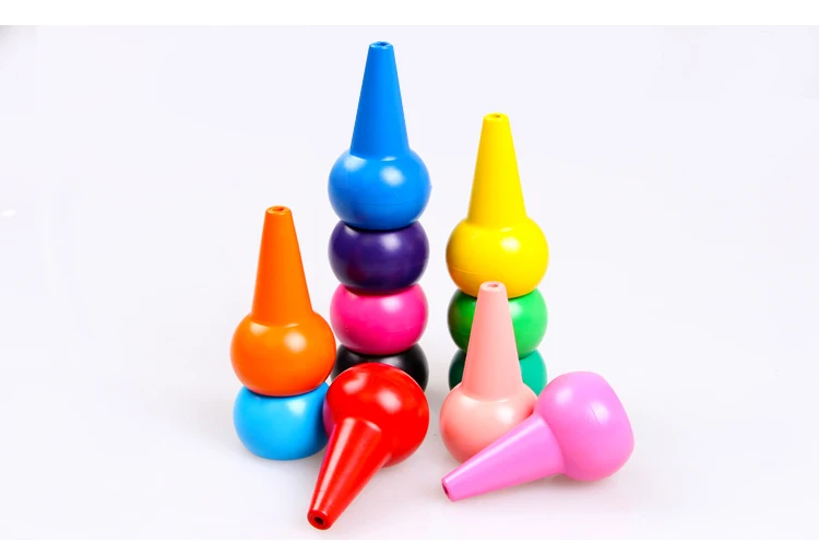 Нетоксичные детские безопасные цветные карандаши детские 3D пальчиковые товары для рукоделия детский сад легко стираются Развивающие детские канцелярские принадлежности