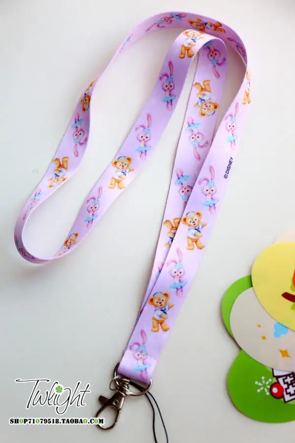 Мультяшный Duffy медведь stellalou Rabbit с принтом персонажа ID карты шнурки милые рабочие