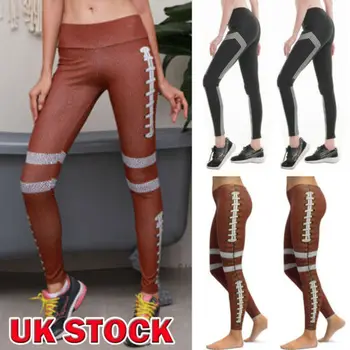 

Women High Waist Sports Pants Print Fitness Gym Leggings Stretch Trousers