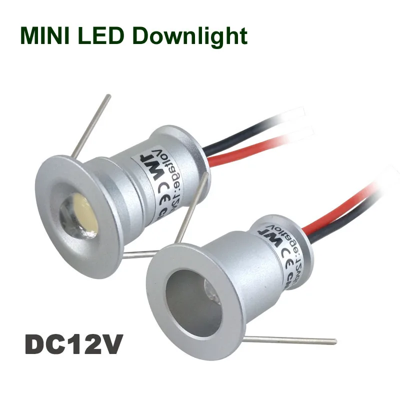 

1W DC12V IP65 15mm Bridgelux Mini Led Bulb Downlight With Triac Dimmable Transformer Spot Light KTV Bar Club Shop Lighting