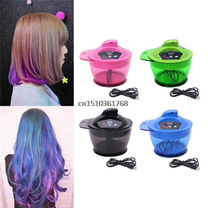 Profissional da Bacia da Coloração do Cabelo para a Mistura da Cor dos Cabelos Misturador Automático Bonde Cabelos dos 4 Misturador automático bonde profissional da bacia da