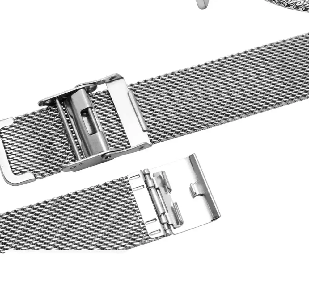 Миланский ремешок для часов трикотажные тонкие сетчатые часы замена цепочки браслет с DW ремешком для мужчин и женщин 17 мм 18 мм 20 мм