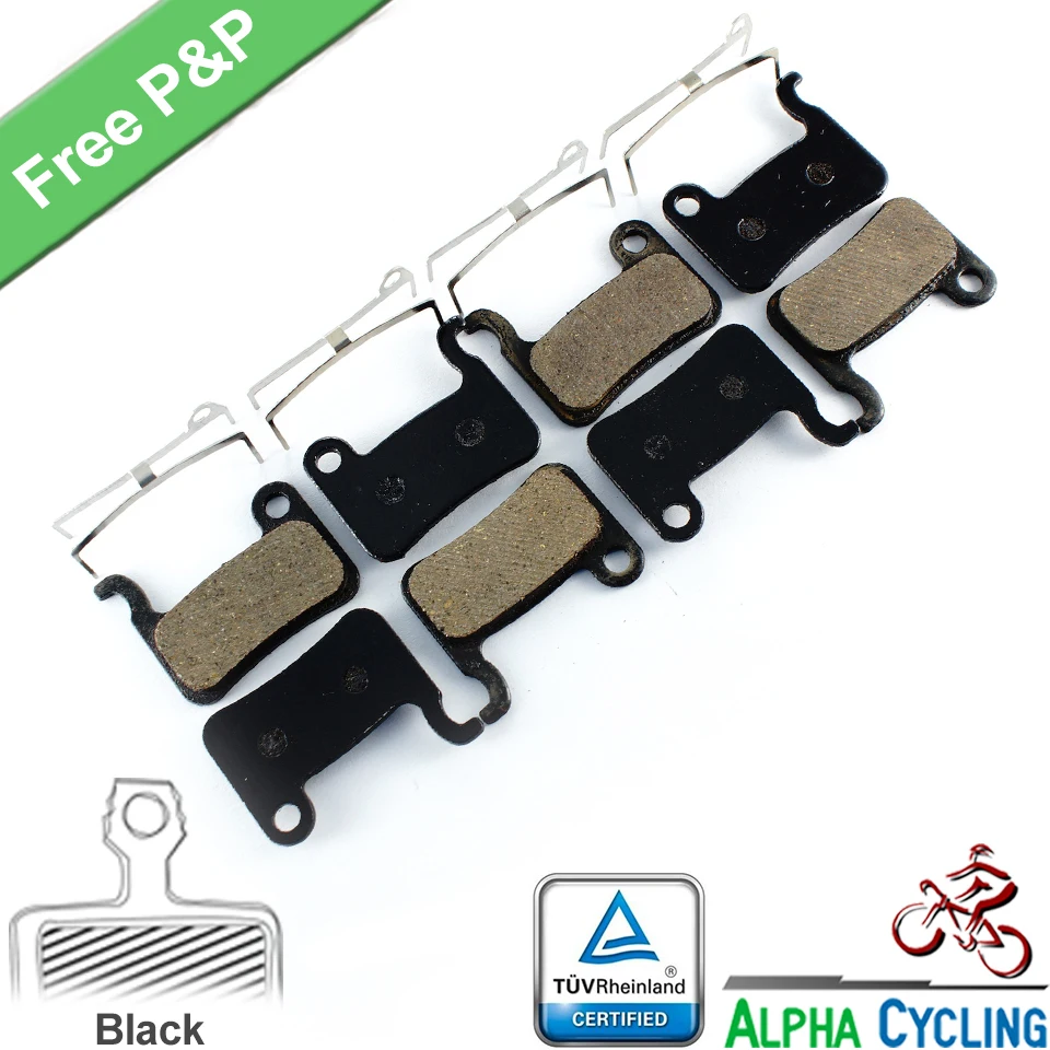 5 Pairs Bicycle Disc Brake Pads for Shimano Deore M596//SLX M665//M775//M765