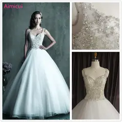 Роскошное Свадебное платье, новая мода 2019, бальное платье с бисером, свадебные платья с бисером и кристаллами, Vestidos De Novia