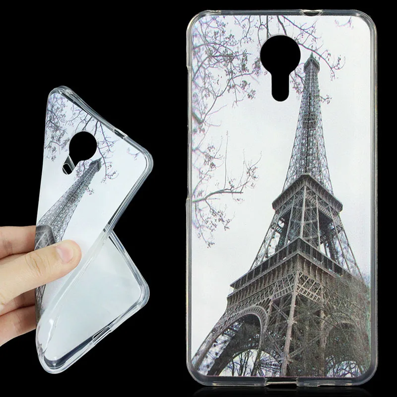 KOC-2351B_1_Paris Eiffel Tower Pattern TPU Protective Case for Wileyfox Swift 5 inch