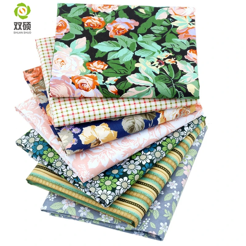 Shuanshuo New Flora Tissus Cotton Fabric Patchwork Fabric Fat Quarter