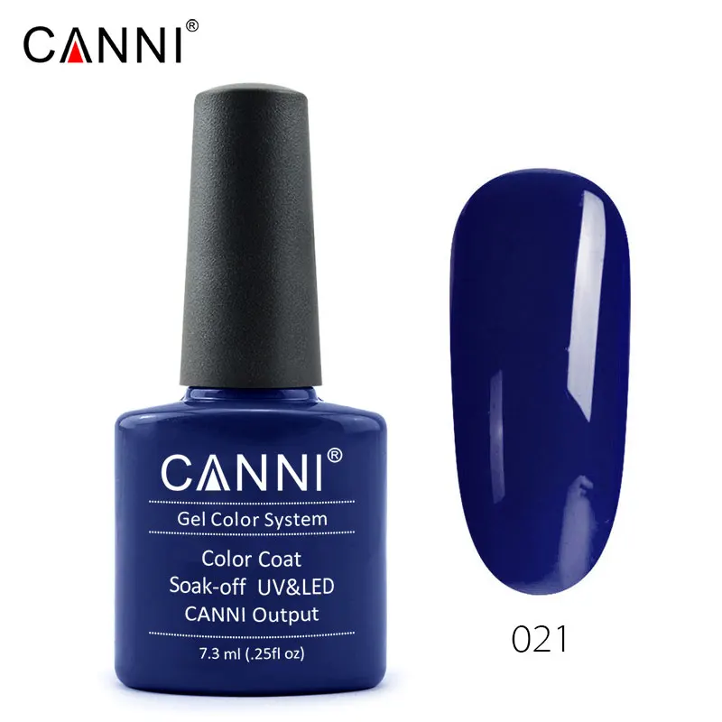 CANNI бренд полный гель для ногтей УФ-светодиодный, быстро сохнут, Лаки резиновая основа для долговечная без вытирания яркие блестящие верхнего покрытия УФ-гель для ногтей - Цвет: 021