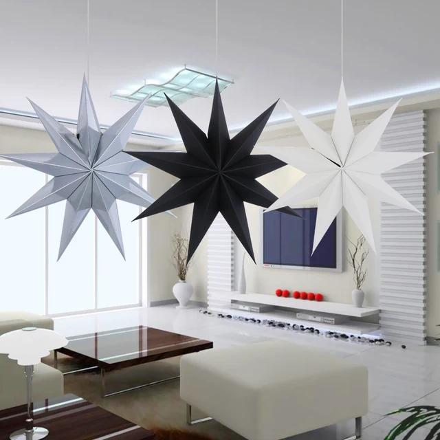 paper star decoration for