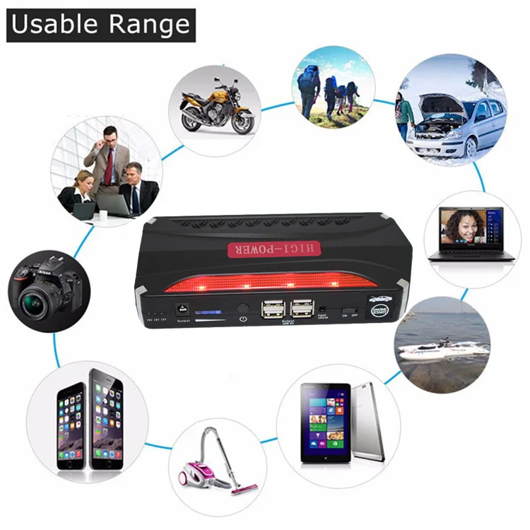 600A Car Jump Starter 12V Power Bank Pack Portable 600A Starter Charger for Car Battery Booster Buster Diesel Starting Device 600A Car Jump Starter 12V Power Bank Pack Portable 600A Starter Charger for Car Battery Booster Buster Diesel Starting Device