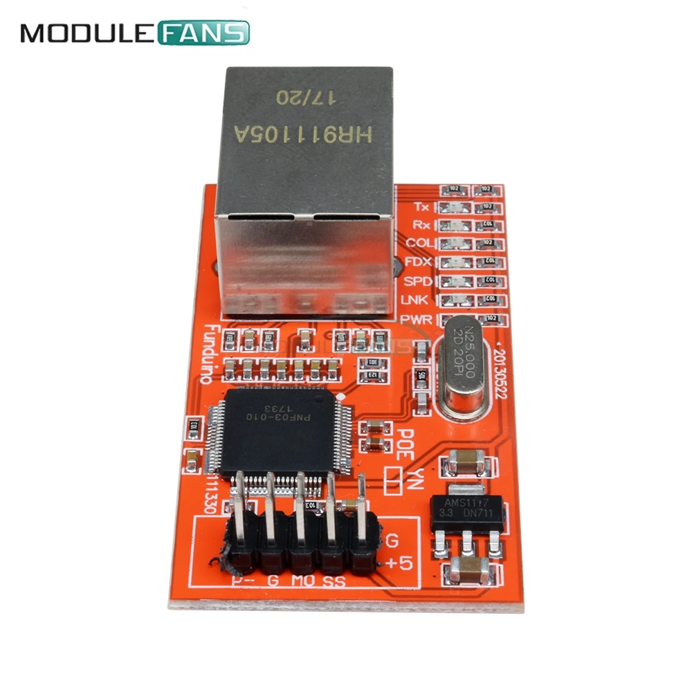 Мини W5100 LAN Ethernet щит сетевой модуль для Arduino R3 W5100 3,3 V совместимый для Arduino Ethernet UNO Mega 2560