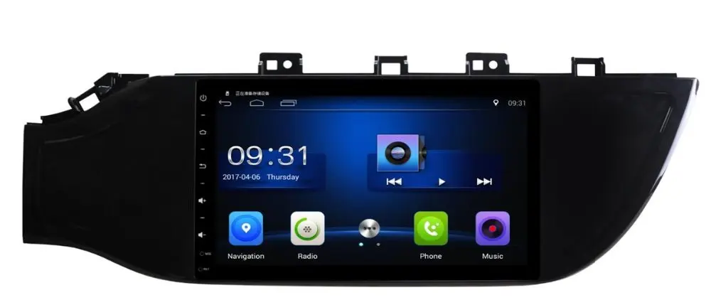 Top 9"android 8.1 car DVD multimedia for Kia K2 RIO 2017 2018 2019 Car stereo autoradio car stereo head units tape recorder radio pc 0