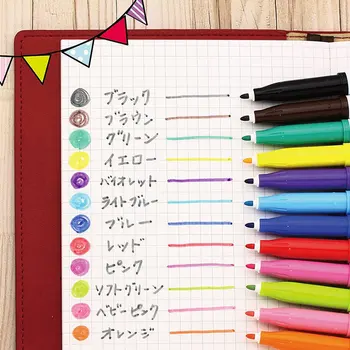 

1pcs Japan Pilot Erasable Water Color Pen Creative modeling Coloring pen cute mark pen school supplies kawaii