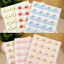 50Sheets 1200 stickers Lot 6 design Rainbow Clover Heart Animal paper picture corner stickers Scrapbook kit
