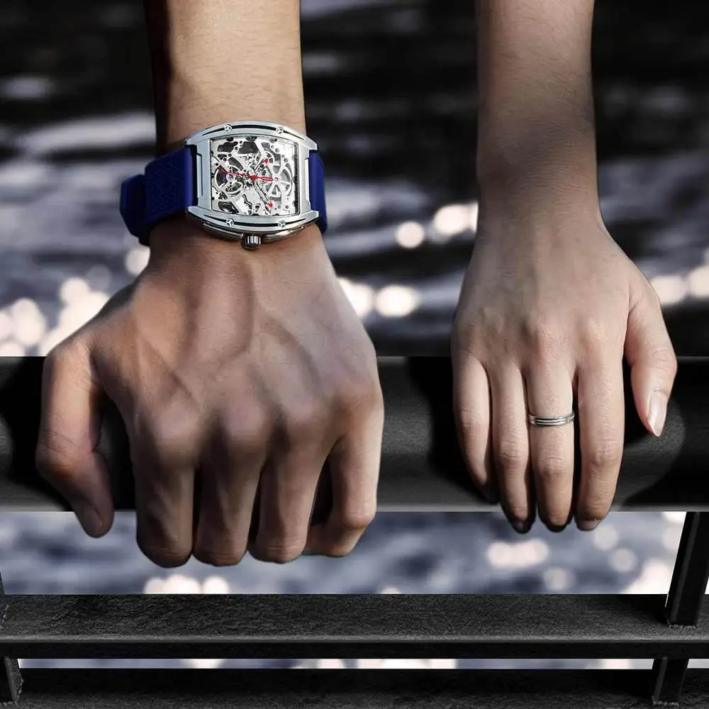 Xiaomi CIGA дизайн Z серии автоматические механические часы самоветер наручные часы водонепроницаемые деловые мужские наручные часы