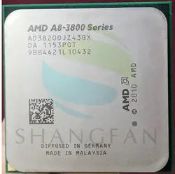 AMD A8 3800 A8 3820 A8-3820 2,5 ГГц 65 Вт 4 м Quad-Core Процессор процессор AD3820OJZ43GX A8 3820 К разъем FM1/905pin