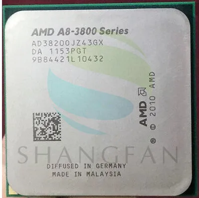 Free shipping for AMD A8 3800 A8 3820 A8 3820 2 5GHz 65W 4M Quad Core
