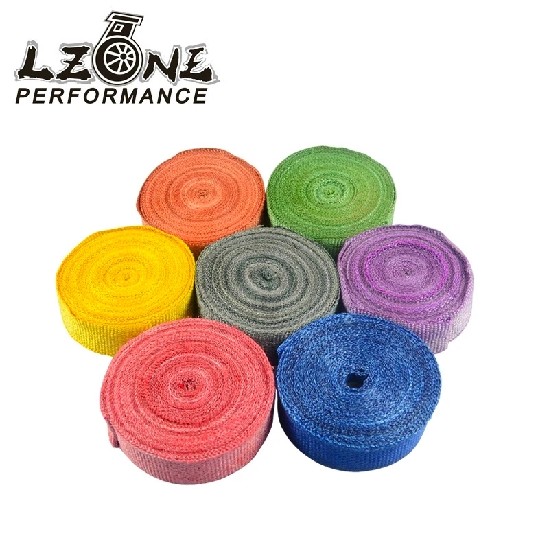 

LZONE - 2" *15meter Thermal Wrap,exhaust insulating wrap,header wrap ,exhaust pipe wrap+ 6 pcs Ties JR1815