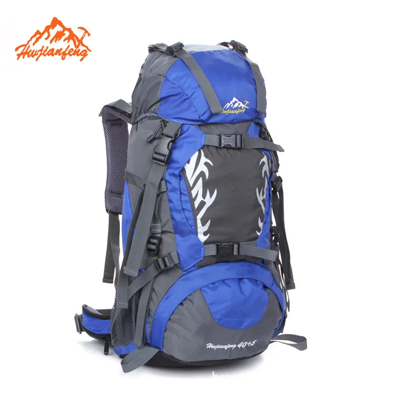 Top brand 45L+5L Large Capacity packing cubes Nylon Waterproof Backpack