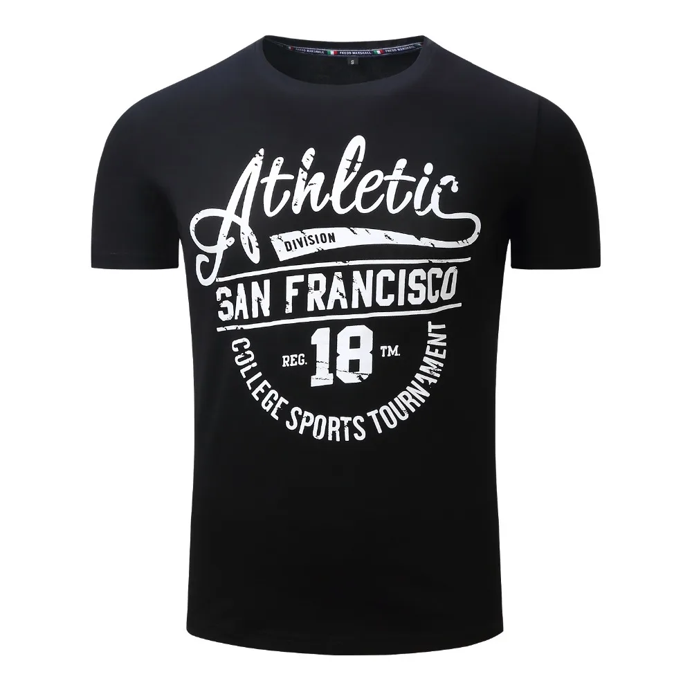 Newest Fashion 2018 Summer 100% Cotton Breathable Print T Shirt Men Short Sleeve Casual Male Tops Brand Clothing High Quality (2)