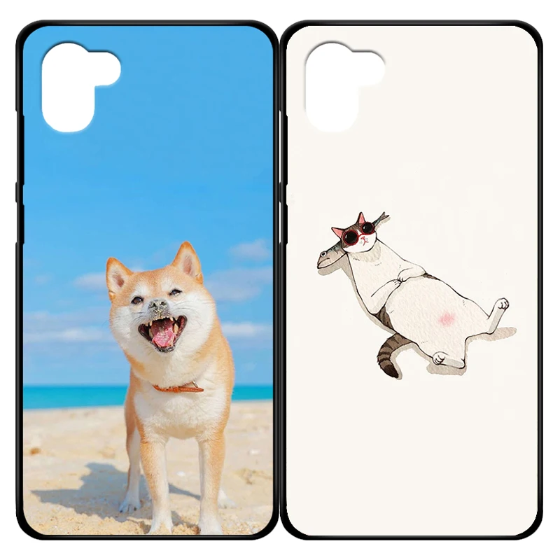 

for Sharp Aquos R3 Casing Cover TPU Soft Silicone Cute Cartoon Anime Cat DIY Patterned Squishy Sharp Aquos R3 Phone Cover