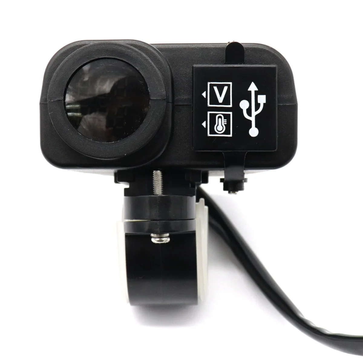

Newest Arrival Motorcycle Dual USB Charger 12V 4.2A Moto 2.1A+2.1A 12V To 5V 15W USB Charger With Voltmeter LED Display Sockets