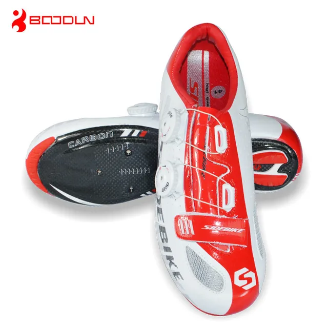 Best price at $124 Cheap Sidebike bike shoes With Carbon Sole Road cycling shoes professional Racing sport cycling shoe breathable adult riding shoe
