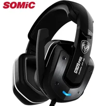 Наушники, игровая гарнитура, 7,1 звук, Usb Проводные вибрационные наушники с микрофоном, Pc ноутбук, бренд somic G909 PRO