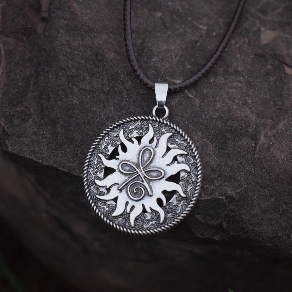 Sanlan Round Celt Symbol For Strength Pendant Necklace Meaning Strength  Necklaces - Necklace - AliExpress