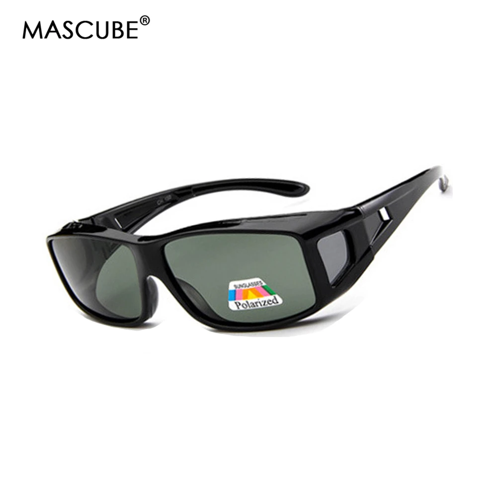 

MASCUBE New Polarized Cycling Goggles Multi-function Night Driving Glasses Men UV Protection Male Retro Sunglasses