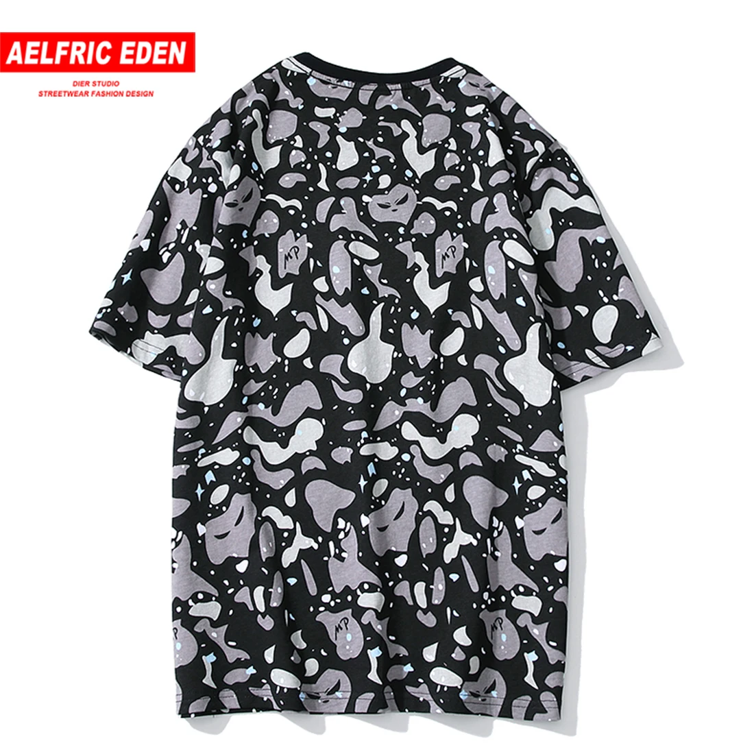 

Aelfric Eden 2019 New Design Harajuku Tshirt Military Camouflage Streetwear T Shirt Men Graphic Printed O-neck Funny Tops Tees