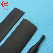 1m Heat Shrink Tubing Sleeving 30mm Heatshrink Black Tube Inner Diameter Wire Wrap Cable Kit