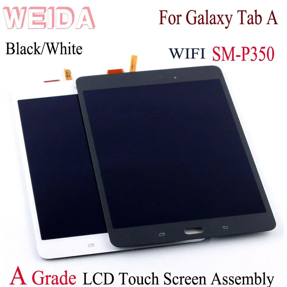 Замена ЖК-дисплея WEIDA " для samsung Galaxy Tab A SM-P350 P350 кодирующий преобразователь сенсорного экрана в сборе