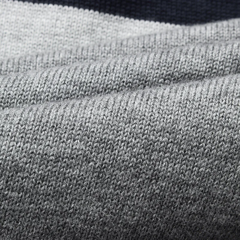Осенний повседневный мужской свитер с О-образным вырезом в полоску, облегающая трикотажная одежда, мужские свитера, пуловеры, пуловеры для мужчин, M-3XL