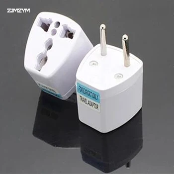 

1PC Travel Converter Adapter EU to US,UK,HK etc Adapter Converter Changeover Plug 2 Pin AC Power Plug Adaptor Multi-purpose plug