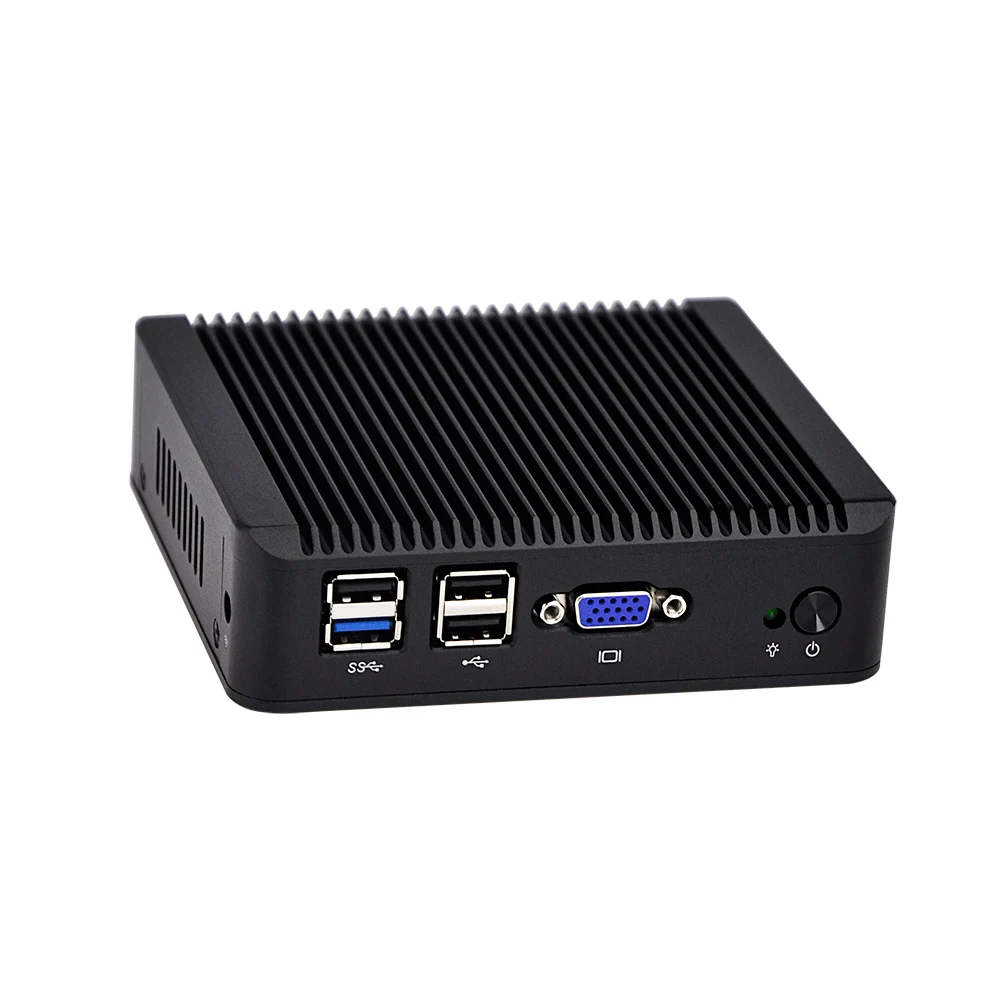 Мини ПК Qotom Barebone Nano Itx J1900 4 мини компьютер intel lan сервер pfsense Linux Ubuntu