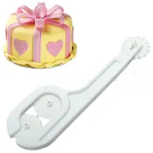 Помадка торт Сахар ремесло вставить Embosser Колеса Обледенение шить резак для выпечки кондитерских изделий Инструменты Экологичные Cozinha