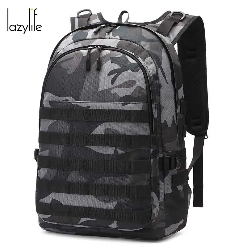 

PUBG Backpack Men Bag Mochila Pubg Laptop Backpack USB Headset Charging interface New Battlefield Infantry Pack Travel Backpack