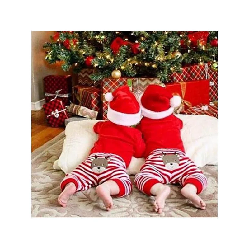 Toddlers Baby Boy Girl Christmas Clothing Sets3