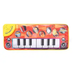 Музыкальная клавиатура Playmat для маленьких детей Touch играть Пианино музыкальный коврик раннего обучения Детские развивающие игрушки