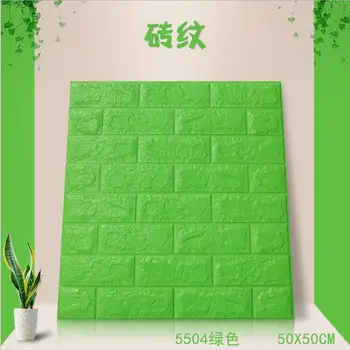 

10PCS/LOT DIY 3D Brick PE Foam Wallpaper Panels Room Decal Stone Decoration Embossed 3D Brick Wall Stickers DIY Self Adhensive