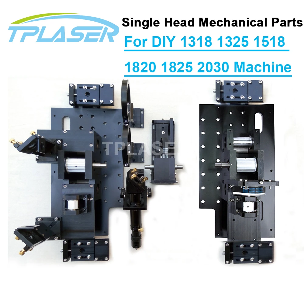 Одной лазерной головки механические Компоненты для большого формата DIY CO2 резки гравировка машины 1318 1325 1518 1525 1820 1825 2030
