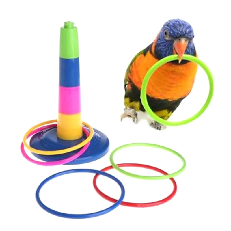 

Educational Interactive Bird Toy Parrot Ferrule Toy Random Bird Training Puzzle Toy parrot Activity Intelligence Development
