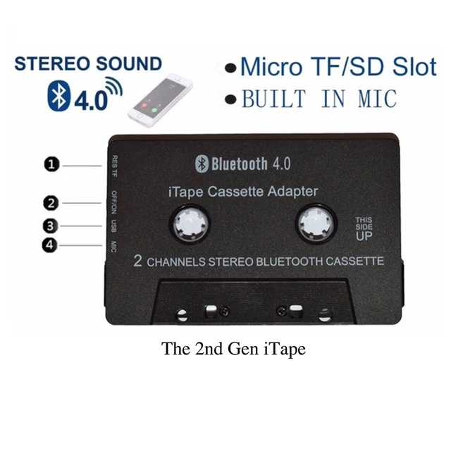 Newest Wireless Itape Csr Bluetooth V4 0 Edr Stereo Audio Cette Newest Wireless Itape Csr Bluetooth V4 0 Edr Stereo Audio Cette Player Receiver Adapter