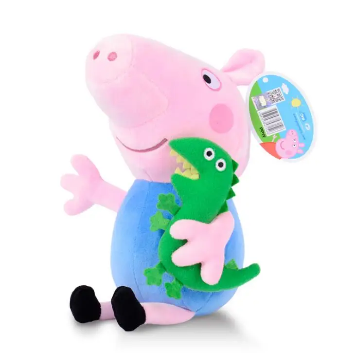 4 шт. 19/30 см Peppa Pig плюшевая игрушечная свинья высокого качества горячая Распродажа