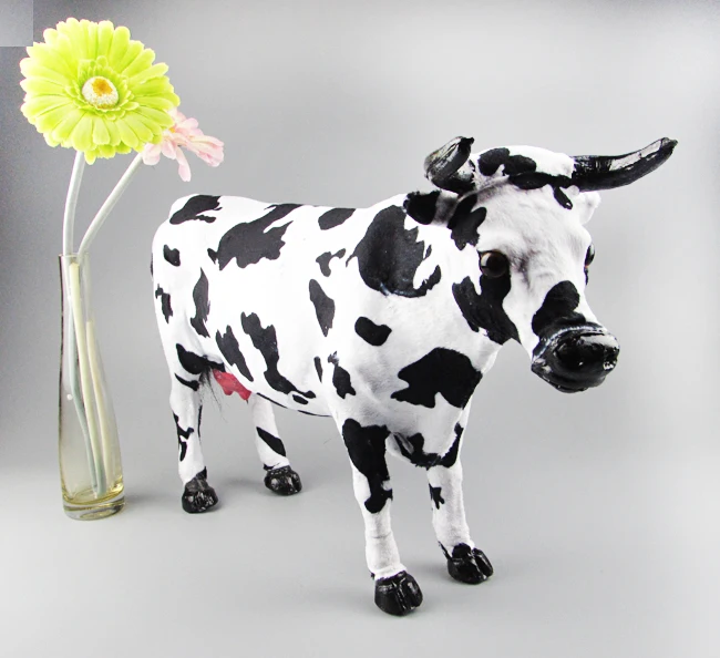 large plastic toy cow
